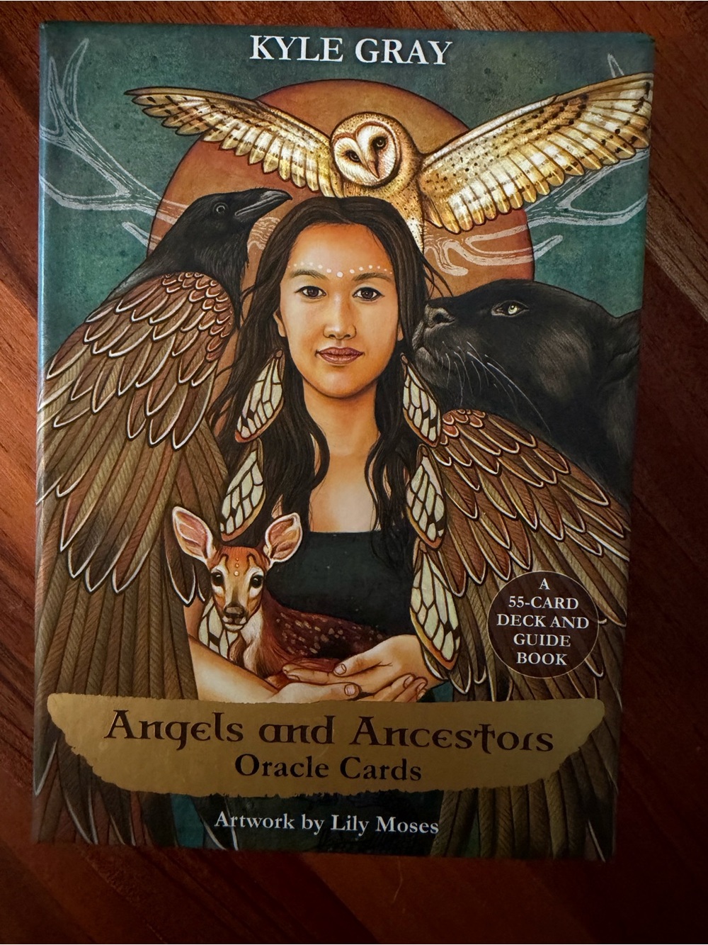 Angels and Ancestors Oracle Cards and Guidebook Like New